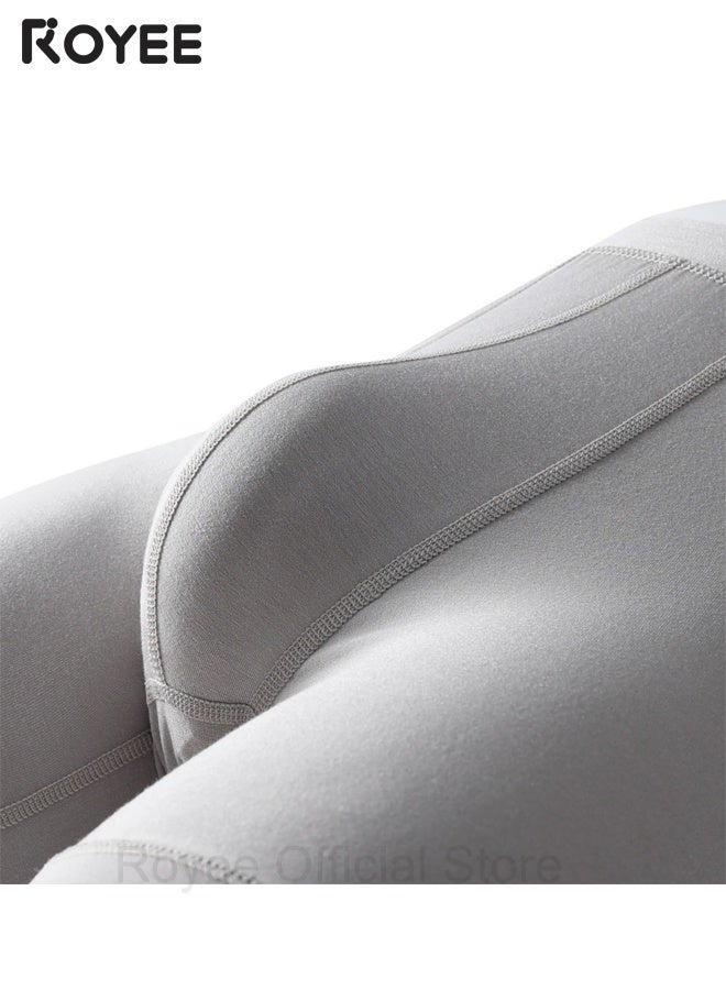 Royee 4Pack Men's Underwear Viscose from Bamboo Boxer Briefs Underwear for Men, Breathable and Soft Extended pants legs For Men's Boxer Briefs  - Image 3