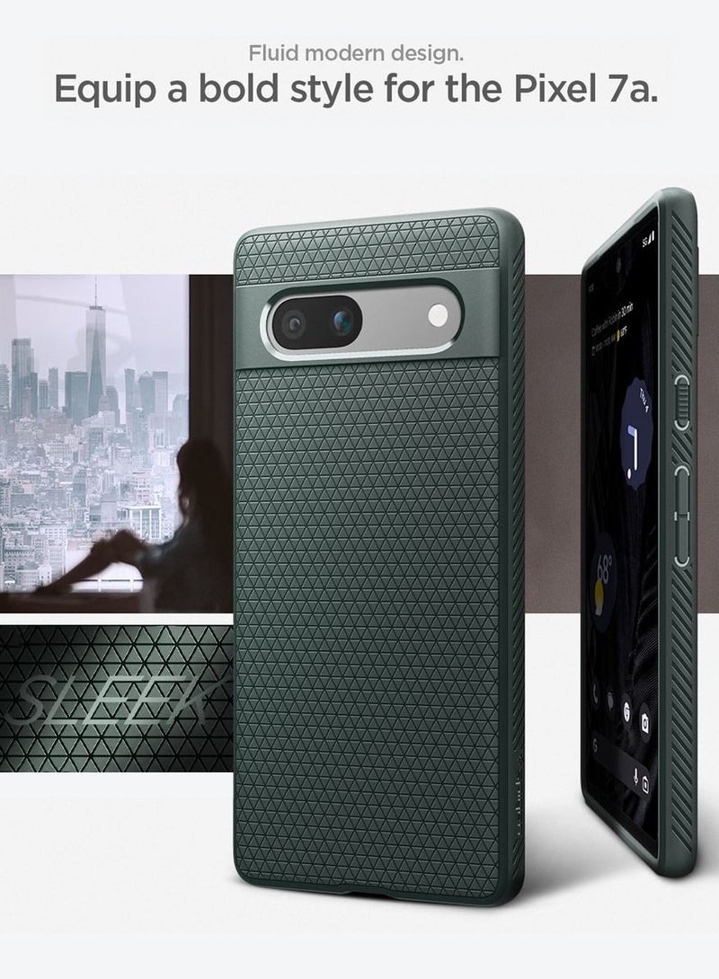 Spigen Liquid Air Google Pixel 7a Case Cover (2023) - Abyss Green  - Image 2