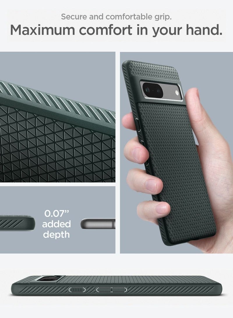 Spigen Liquid Air Google Pixel 7a Case Cover (2023) - Abyss Green  - Image 3
