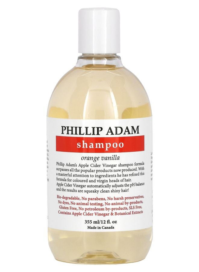 PHILLIP ADAM Shampoo Orange Vanilla 12 fl oz (355 ml)