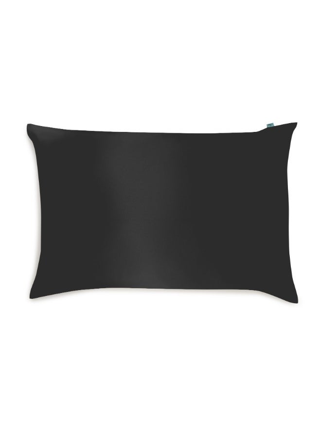 BRIGHTLY LABS Luxurious 6A Mulberry Silk Pillowcase with Silver Ion Treatment: Antibacterial, Hypoallergenic Skin & Hair Care. Queen Size, Envelope Closure for Ultimate Comfort & Wellness.  - Image 1