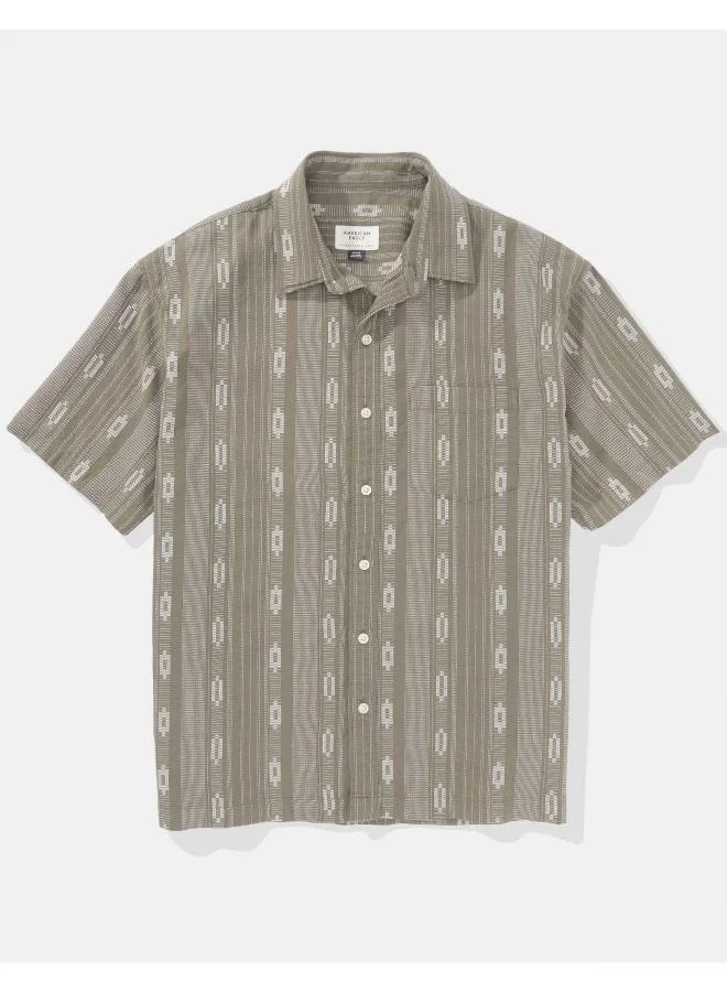 American Eagle Essential Button-Up Poolside Shirt