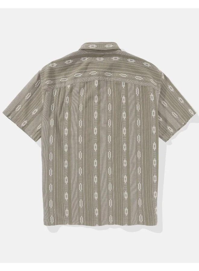 American Eagle Essential Button-Up Poolside Shirt