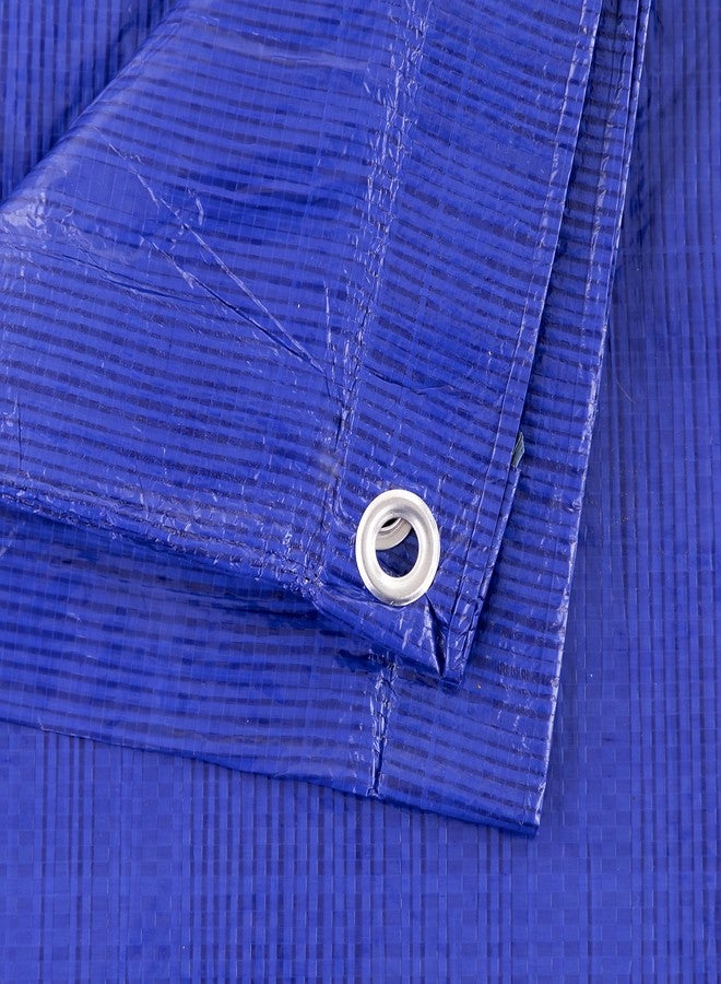 Kotap غطاء متعدد الاستخدامات من البولي إيثيلين بسمك 5 مل، مقاوم للماء، أزرق، مقاس 12 × 30 قدمًا (TRA-1230) - Image 4
