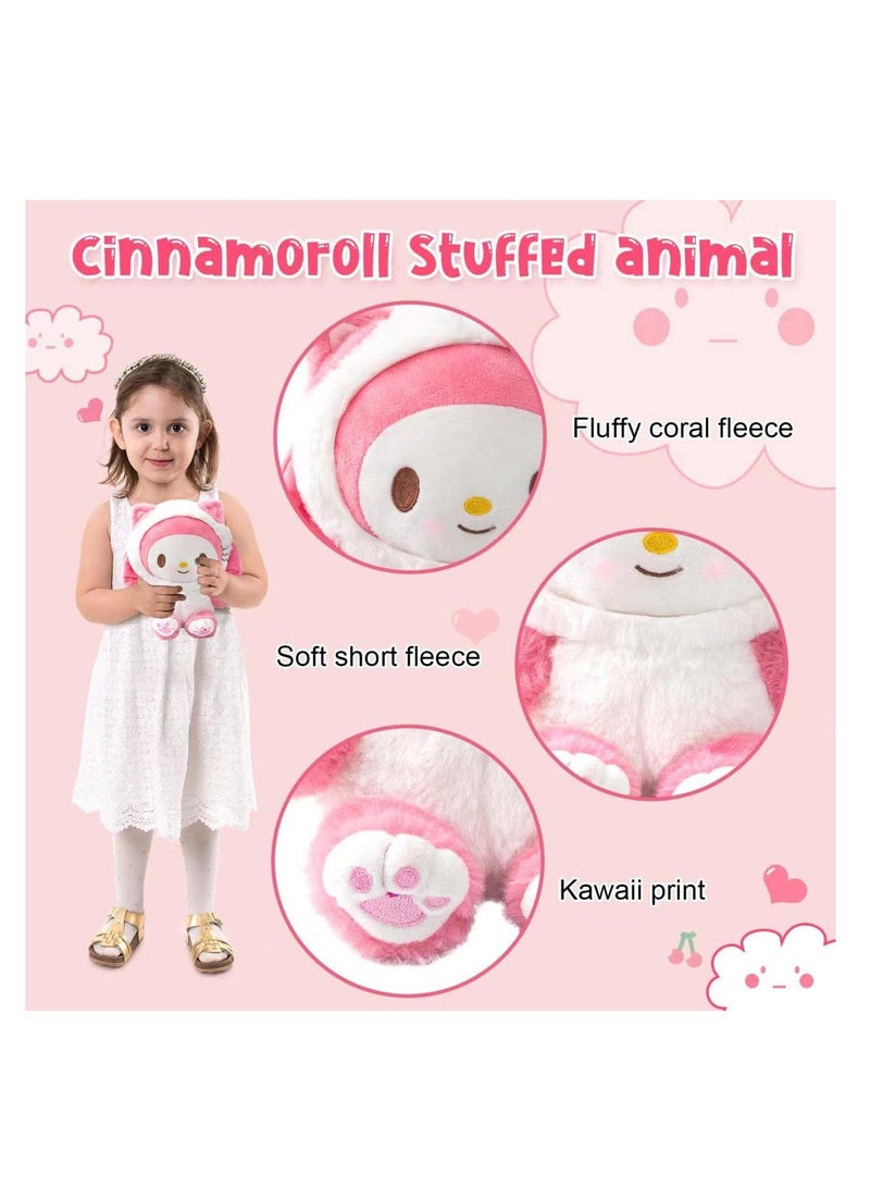 Excefore My Melo Plush Doll 8" Kawaii Melo Cinnamon Anime Plush Figure Toy Stuffed Animal Pillow Perfect Cartoon Theme Party Favor for Girls Children Fans Birthday Decoration - Image 4