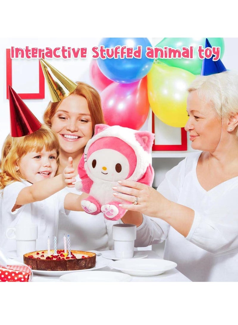 Excefore My Melo Plush Doll 8" Kawaii Melo Cinnamon Anime Plush Figure Toy Stuffed Animal Pillow Perfect Cartoon Theme Party Favor for Girls Children Fans Birthday Decoration - Image 2