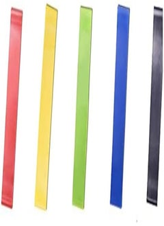OR Set of 5 Levels Resistance Bands Yoga Belt Elastic Rubber Gym Strength Training Stretching Belts -xsq 