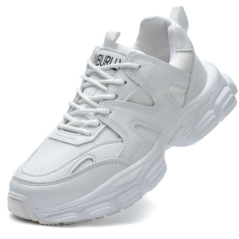 Hogent Steel Toe Shoes for Women Men Wide Non Slip Composite Work Sneakers Indestructible Comfortable Safety Tennis Shoes Lightweight Breathable Construction Sneakers Puncture Proof Ergonomic Design - Image 1
