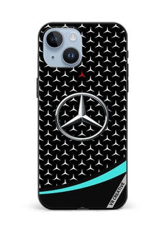 Protective Case Cover For Apple iPhone 15 Mercedes Amg Petronas F1 Design Multicolour