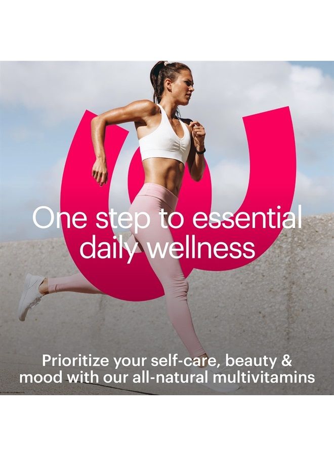 WELLTHY Her Women's Daily Multivitamin (1 Month Supply), Vegan Multivitamin for Women, Natural Ingredients for Healthy Hair, Skin, & Nails, Support Your Health & Beauty w/Essential Micronutrients - Image 2