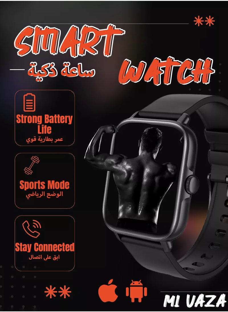 Mi VAZA - Smart Watch for Women,Fitness Watch(Answer/Make Call),RunmefitOS 2.0 Built-in, [24H Heart Rate Sleep Blood Oxygen Monitor],IP68 Waterproof,100 Sports Modes Step Calorie Watches for iOS&Android Phones - Image 1