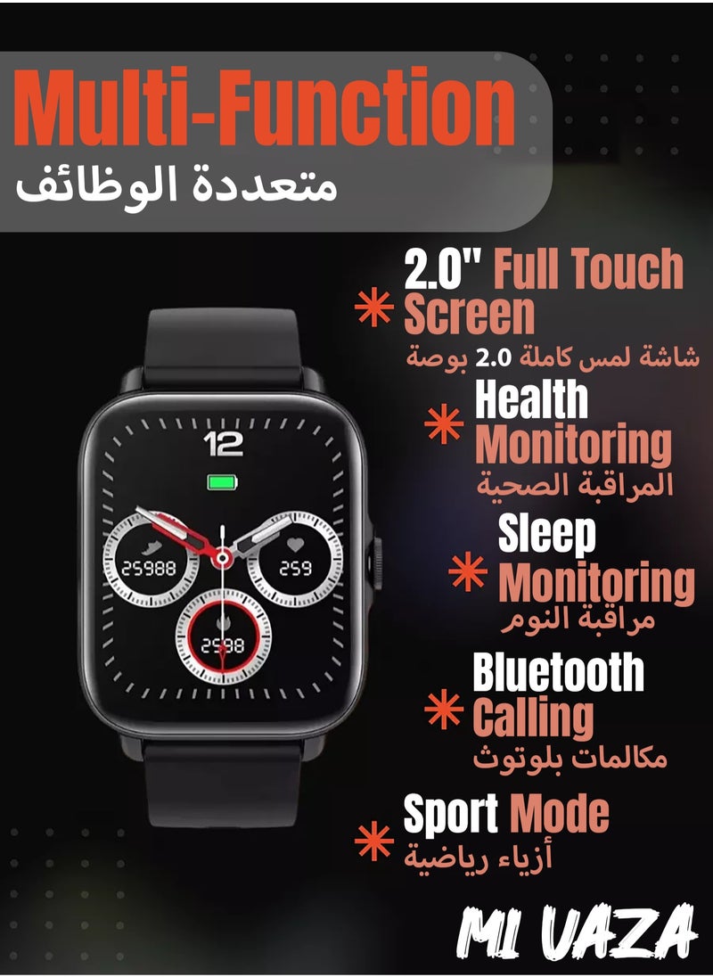 Mi VAZA - Smart Watch for Women,Fitness Watch(Answer/Make Call),RunmefitOS 2.0 Built-in, [24H Heart Rate Sleep Blood Oxygen Monitor],IP68 Waterproof,100 Sports Modes Step Calorie Watches for iOS&Android Phones - Image 1