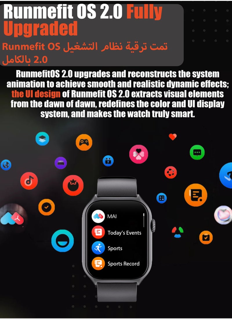Mi VAZA - Smart Watch for Women,Fitness Watch(Answer/Make Call),RunmefitOS 2.0 Built-in, [24H Heart Rate Sleep Blood Oxygen Monitor],IP68 Waterproof,100 Sports Modes Step Calorie Watches for iOS&Android Phones - Image 1