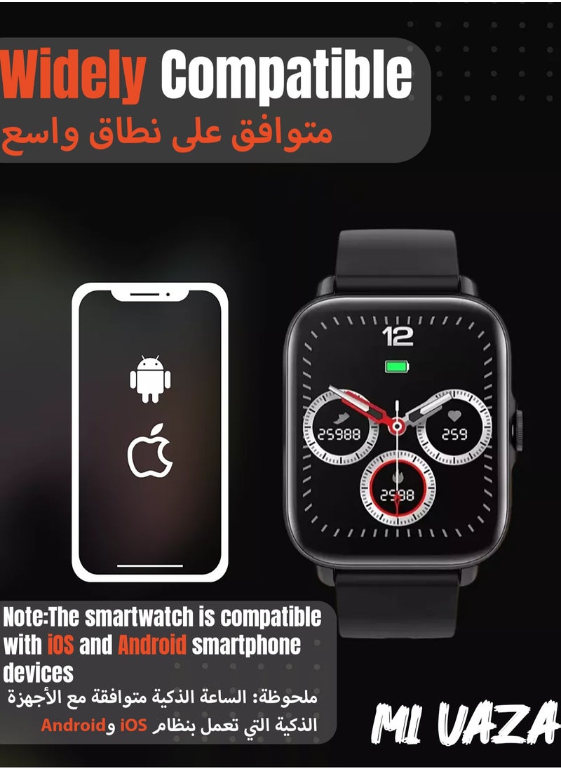 Mi VAZA - Smart Watch for Women,Fitness Watch(Answer/Make Call),RunmefitOS 2.0 Built-in, [24H Heart Rate Sleep Blood Oxygen Monitor],IP68 Waterproof,100 Sports Modes Step Calorie Watches for iOS&Android Phones - Image 1