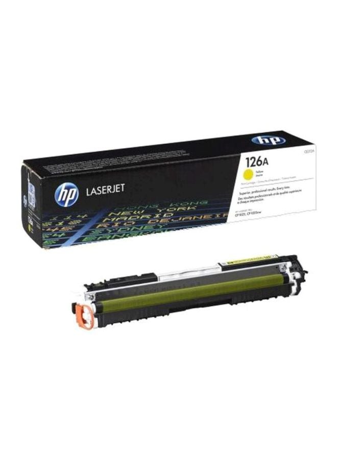 HP خرطوشة حبر 126A لطابعة ليزر جيت أصفر - Image 2