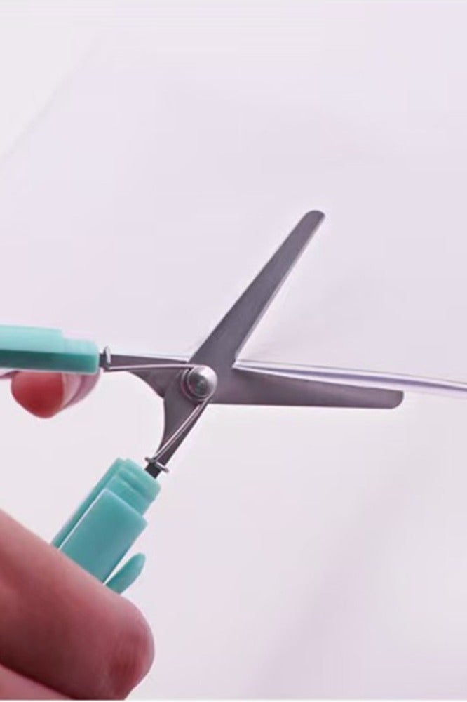 Portable Pen Shape Scissors Creative Safe Folding Scissors DIY Multifunction Paper-Cutting Art Tool School Office Supplies - Image 5