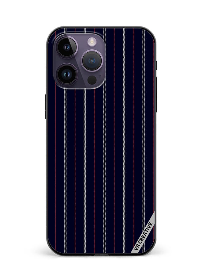 VR CREATIVE Protective Case Cover For Apple iPhone 16 Pro Strips Design Multicolour - Image 1