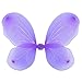 Dushi Fairy Wings for Girls Girls Butterfly Fairy Wings Fairy Costumes Sparkle Fairy Princess Angel Wings Cosplay Christmas Halloween Dress Up Birthday Party Favor Gift for Kids Girls Purple - Image 3
