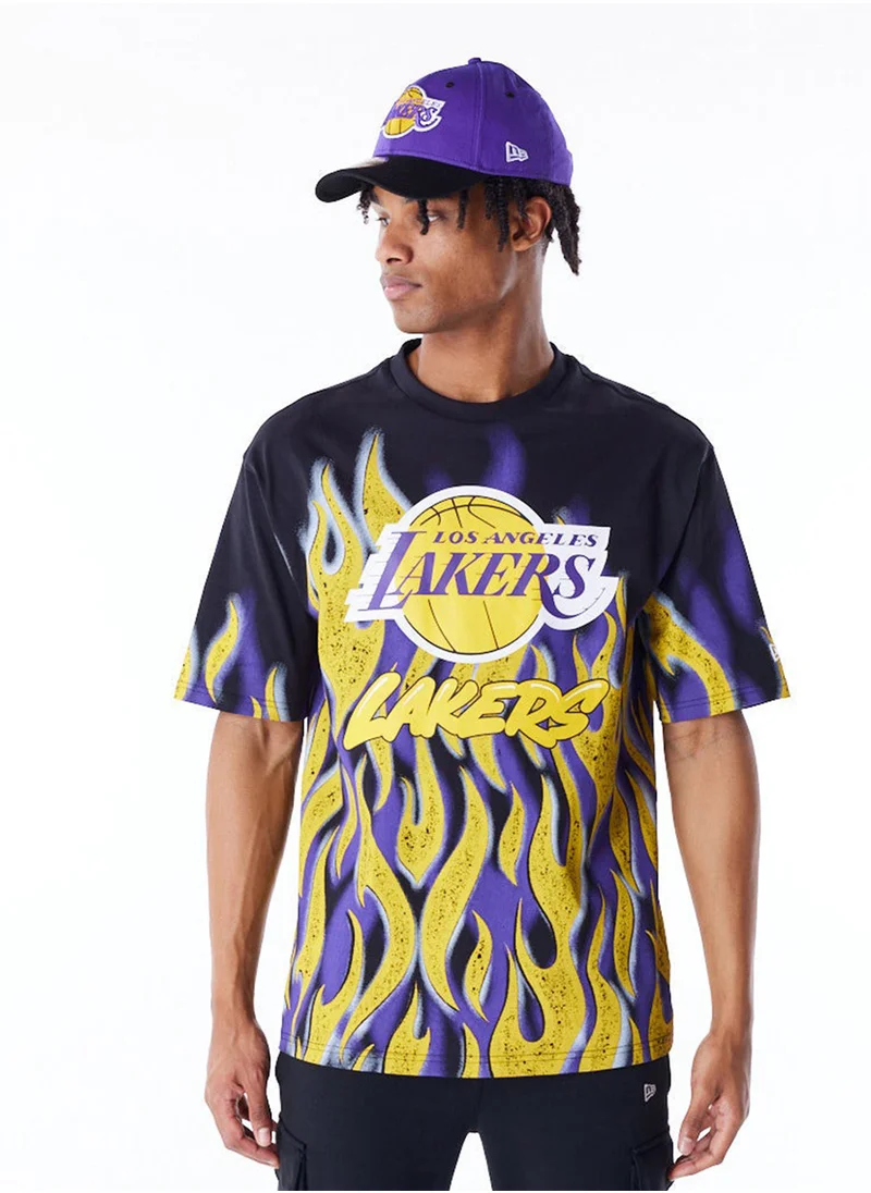 NEW ERA Los Angeles Lakers Oversized T-Shirt