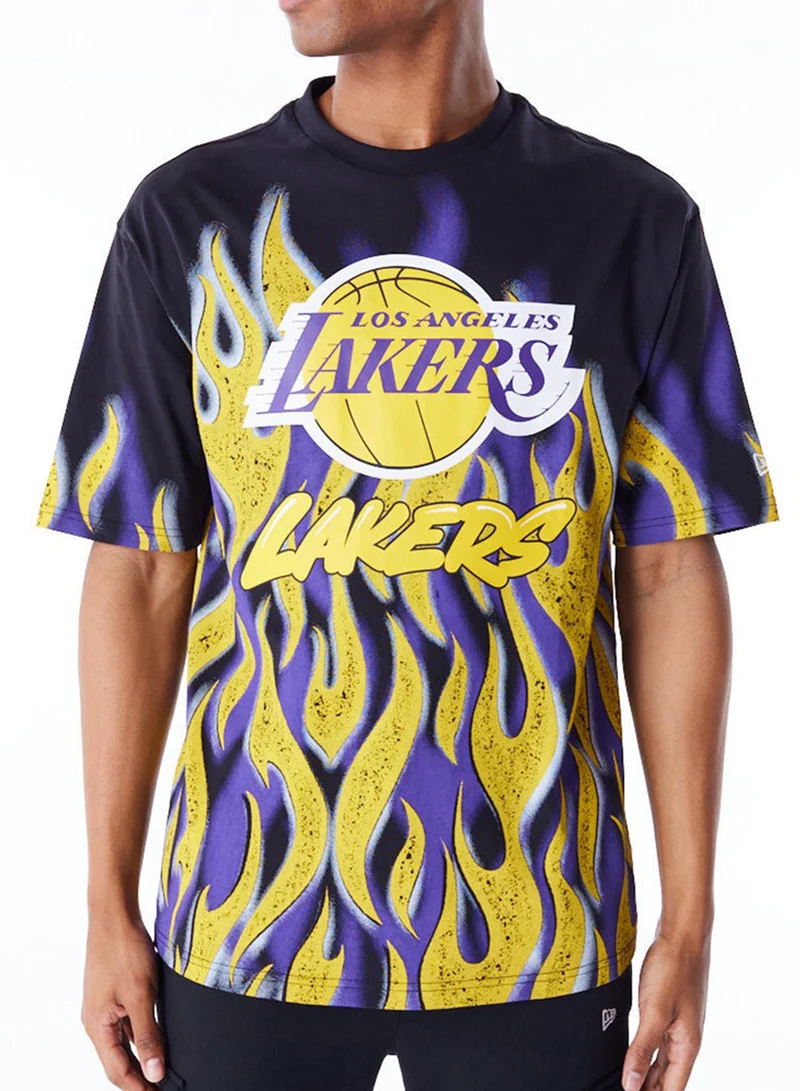 نيو ايرا Los Angeles Lakers Oversized T-Shirt