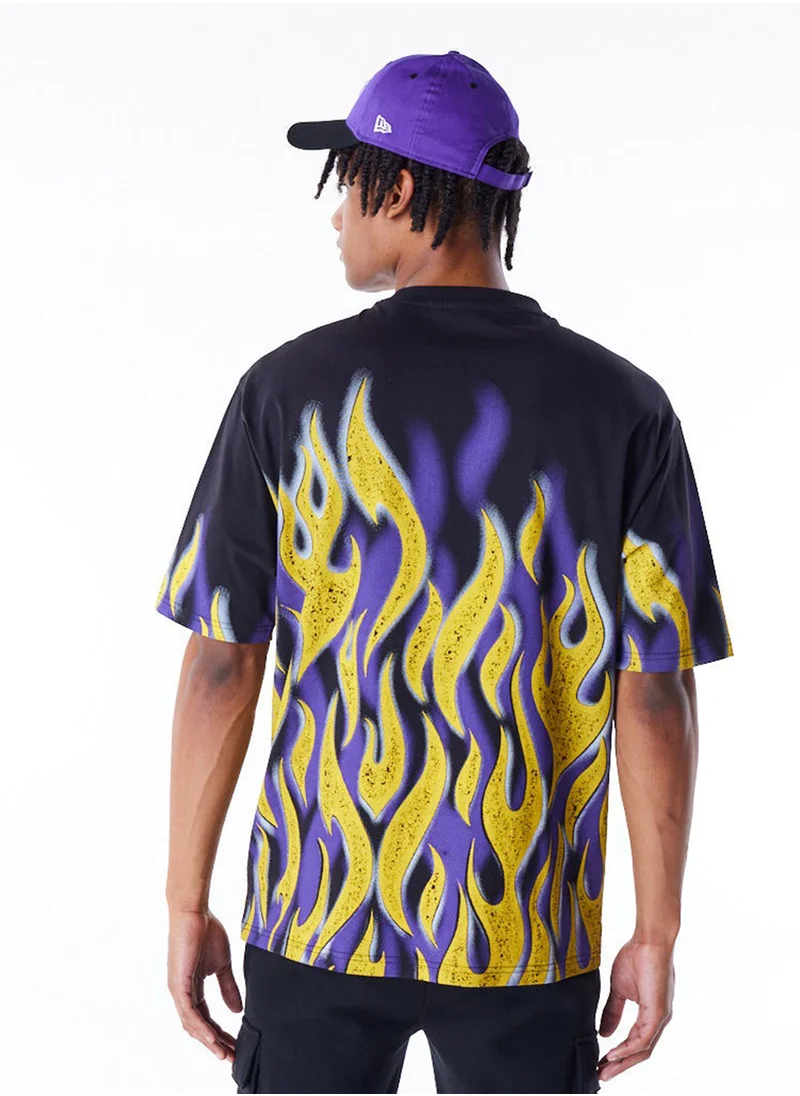 نيو ايرا Los Angeles Lakers Oversized T-Shirt