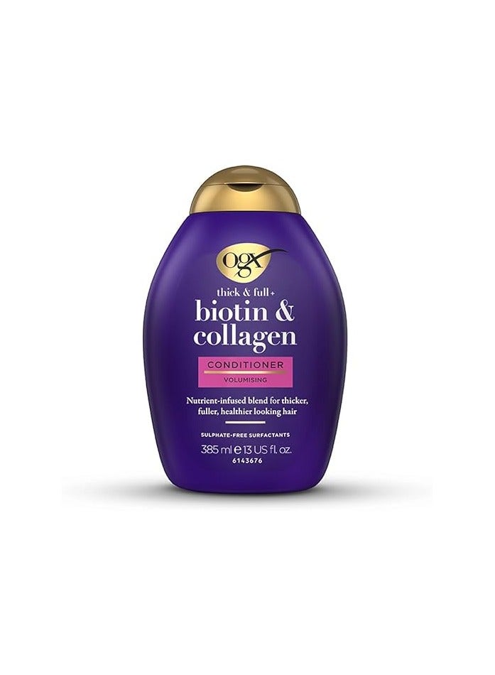 Ogx Thick And Full+ Biotin And Collagen Conditioner 385ml  - Image 1