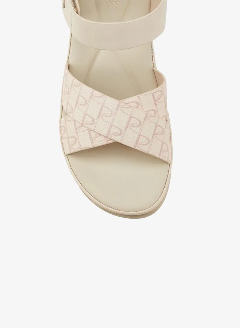 Paprika PINK Women's Printed Hook and Loop Sandals for Women | Best Price UAE