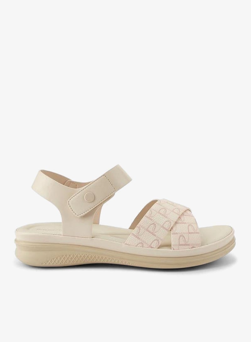 Paprika Women's Printed Hook and Loop Sandals - Image 3