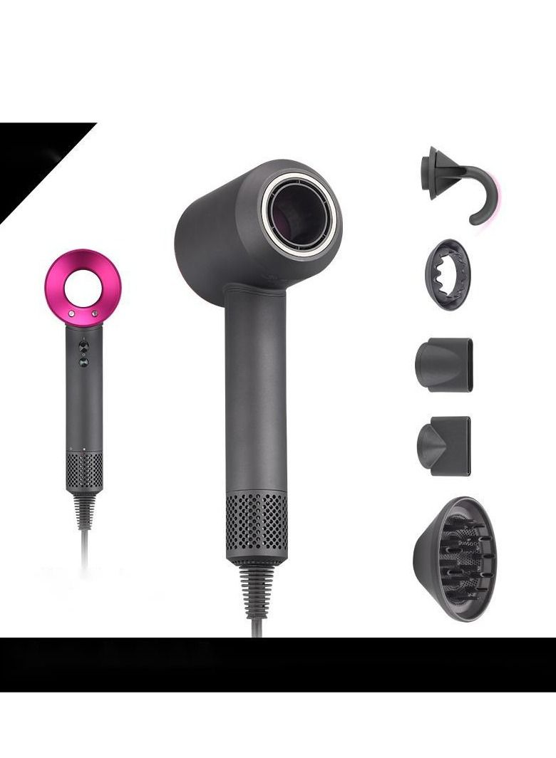 GULFLINK Professional Ionic Hairdryer for Hair Care Rose red - Image 1