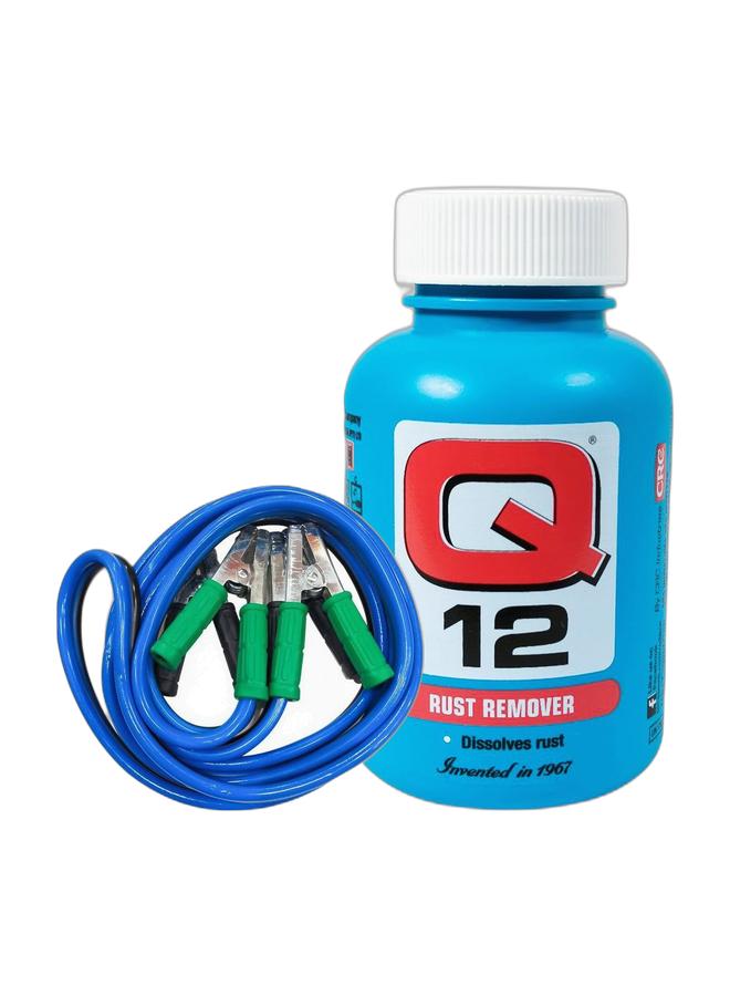 Fuel System Cleaner 200ml + Heavy Duty Booster Cables Combo Engine Performance Treatment for Cars, Bikes, SUVs Rust Removal, Smooth Acceleration, Mileage Improvement + 2.5M Jump Start Cable with Strong Clamps Essential Emergency Kit for Vehicle Maintenance - Image 1