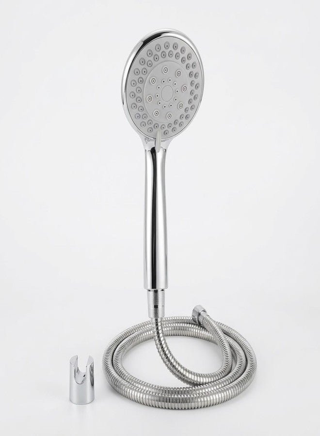 PISTIS Rain Hand Shower Set with 1.5 Meter Hose Pipe, Hook, High-Pressure, Water Saving, with Teflon Tape - Image 4