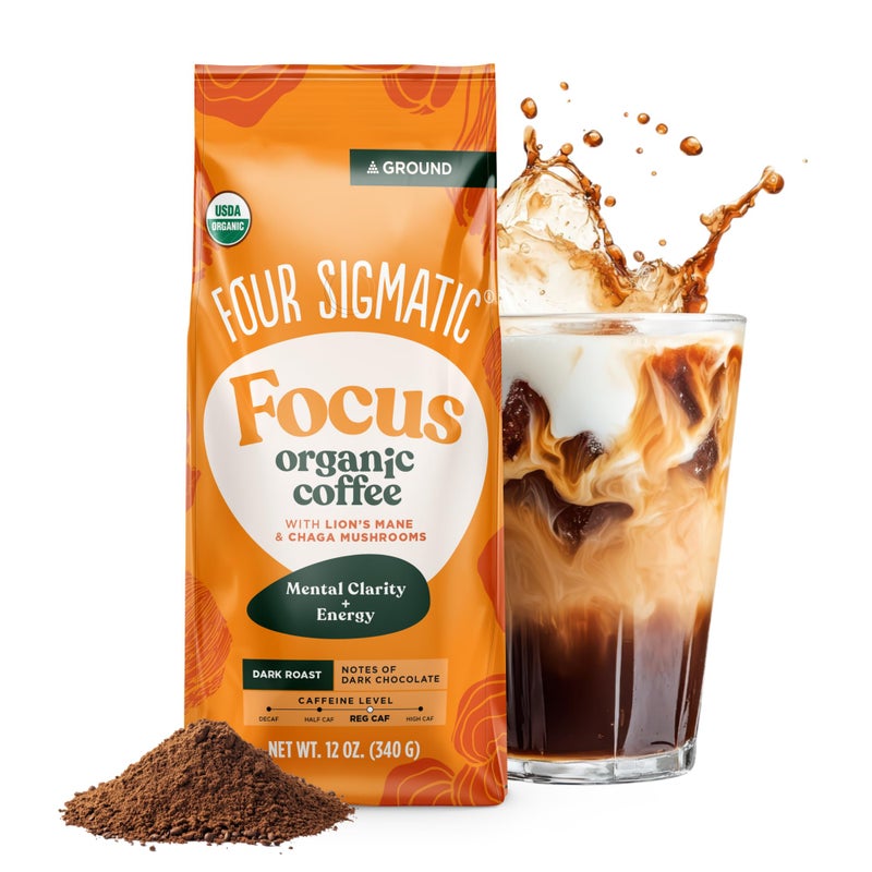 Four Sigmatic Mushroom Ground Coffee, Lion's Mane, 12 Ounce - Image 1
