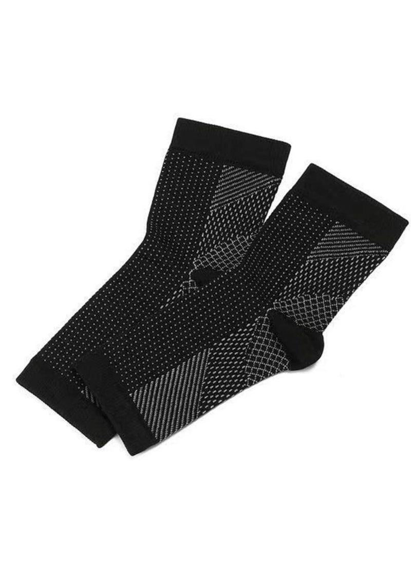 Gonice - Foot Guard Ankle Sports Protector, Prevent Plantar Fasciitis Compression Foot Sleeve, Heel Arch and Ankle Support Foot Care Compression Sleeve-2 pairs - Image 1
