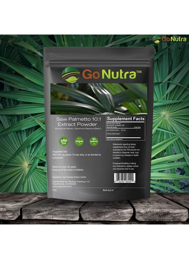 Go Nutra Saw Palmetto Extract Powder 10:1 Strength ; 4 Oz. - Image 5