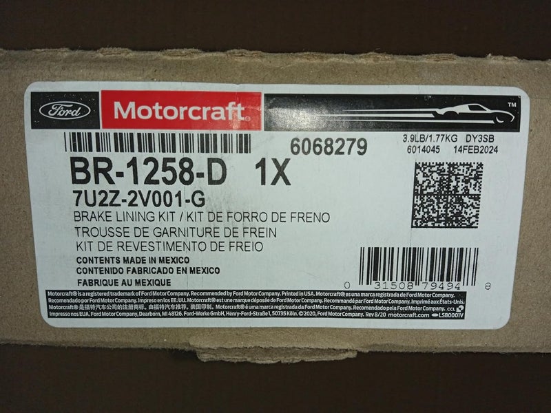 Motorcraft طقم وسادات الفرامل الأمامية الأصلية لفورد إيدج ولينكولن MKX (2007-2015) - Image 2