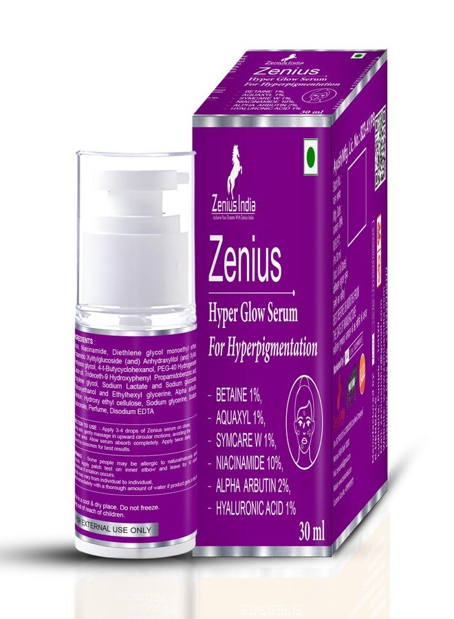 Zenius India سيروم زينوس للوجه بالنياسيناميد، بتركيز 10% نياسيناميد و1% حمض الهيالورونيك | لعلاج البقع الداكنة، فرط التصبغ، ترطيب البشرة، وحب الشباب | للرجال والنساء | لجميع أنواع البشرة | 30 مل - Image 3