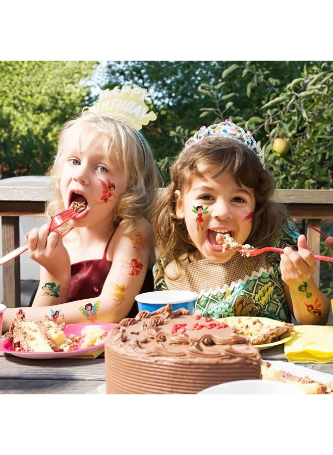 96PCS Woodland Fairy Tattoos - Cute Fairy-Themed Birthday Party Supplies, Decorations, Party Favors, Gifts for Boys & Girls, Classroom Prizes, Christmas Ideas - Image 4