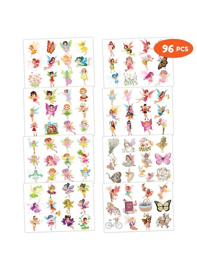 96PCS Woodland Fairy Tattoos - Cute Fairy-Themed Birthday Party Supplies, Decorations, Party Favors, Gifts for Boys & Girls, Classroom Prizes, Christmas Ideas - Image 5