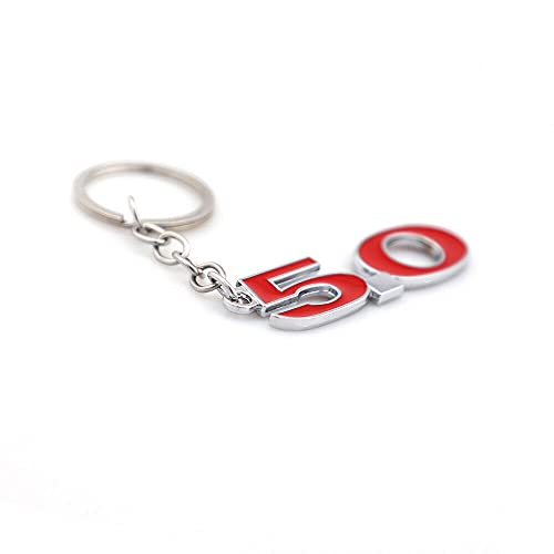 EmbRoom 5.0 Car Keychain Key Ring Replacement for 2011~2014 Mustang GT 500 Cobra (Red) - Image 3