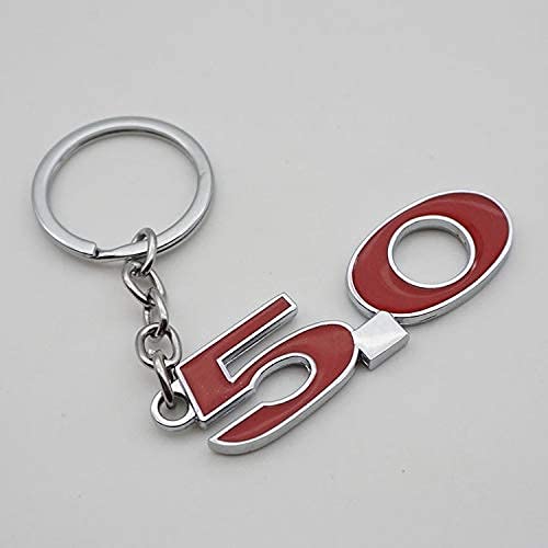 EmbRoom 5.0 Car Keychain Key Ring Replacement for 2011~2014 Mustang GT 500 Cobra (Red) - Image 5