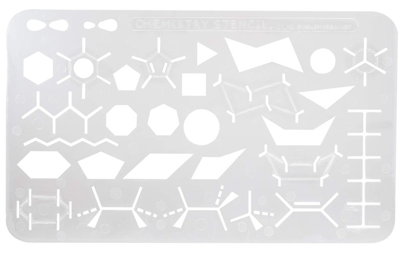 Easyshapes Organic Chemistry Stencil Drawing Drafting Template