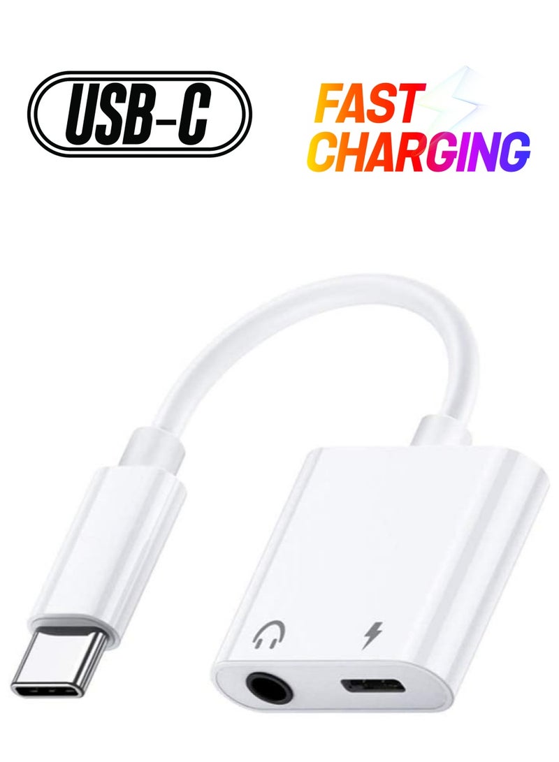 USB C to Headphone Jack Adapter with 3.5mm Aux Audio and Type C Charger Dongle Converter USBC Earphone Adaptor for Google Pixel 4 4XL 3 3XL 2 2XL,Samsung Note 10 , iPad Pro 2020 2019 2018 and More - Image 1