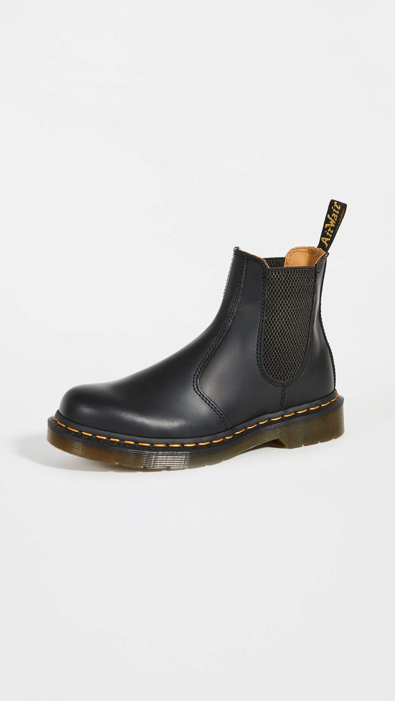 Dr Martens Dr. Martens, Unisex 2976 YS Boots, Black Smooth, 8 US Women/7 US Men - Image 2