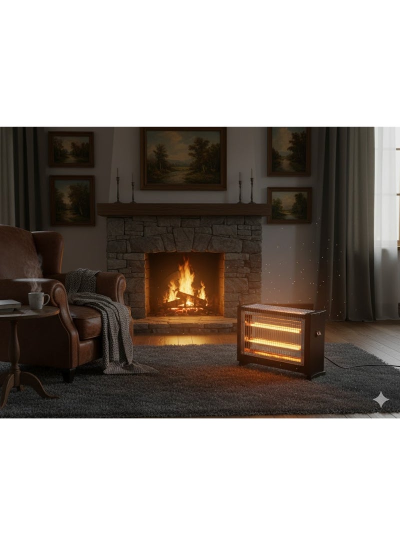 بيكي دفاية كهربائية بثلاثة جوانب تسخين – 2400 واط - Image 3