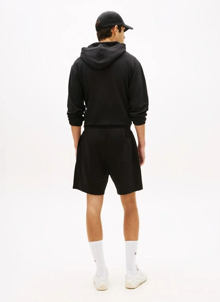 TOMMY JEANS Logo Waffle Knit Sweat Shorts