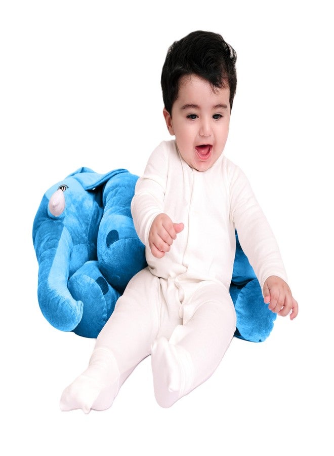 DearJoy Big Size Fibre Filled Stuffed Animal Elephant Soft Toy for Kids of Plush Hugging Soft Toy for Kids boy Girl Birthday Gift (60 cm, Blue Color, 1 Year Above) - Image 3