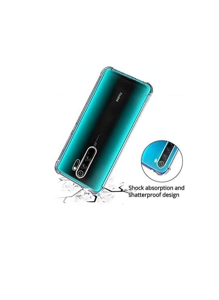 Case Anti-Shock Protection Transparent Back Slim Protective Case For Xiaomi Redmi Note 8 Pro , Clear - Image 3