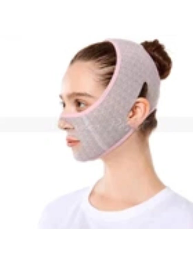 قناع تنحيف الوجه على شكل حرف V، قناع تجميل للنوم لتقليل الذقن المزدوجة - Image 3