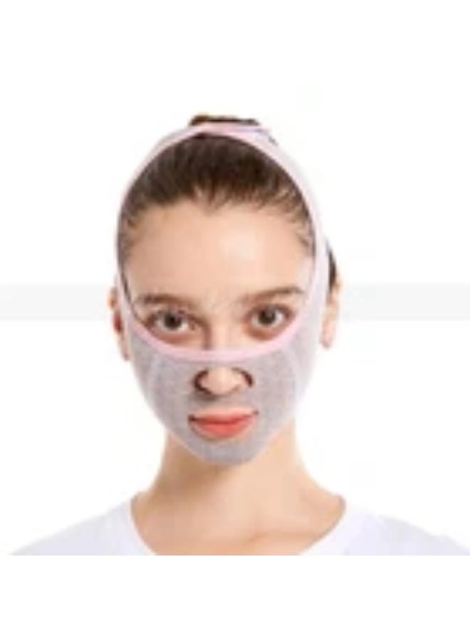 قناع تنحيف الوجه على شكل حرف V، قناع تجميل للنوم لتقليل الذقن المزدوجة - Image 4