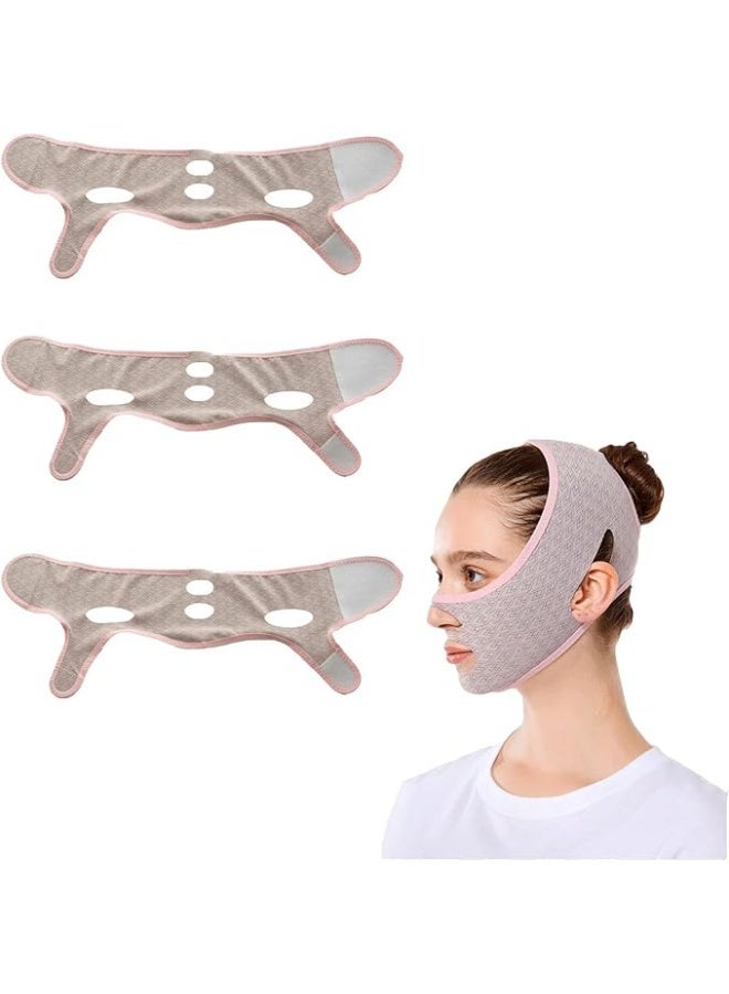 قناع تنحيف الوجه على شكل حرف V، قناع تجميل للنوم لتقليل الذقن المزدوجة - Image 1